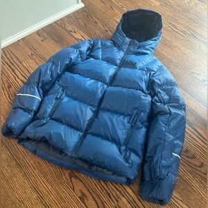 Helly Hansen Navy Blue Hooded Puffer Jacket Youth 16